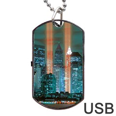 New York 2014 1206 Dog Tag Usb Flash (one Side) by JAMFoto