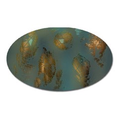 Broken Pieces Oval Magnet