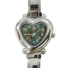 Broken Pieces Heart Italian Charm Watch by digitaldivadesigns