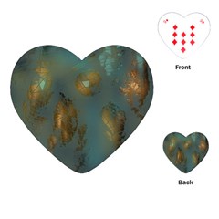 Broken Pieces Playing Cards (heart)  by digitaldivadesigns