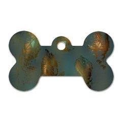 Broken Pieces Dog Tag Bone (two Sides)