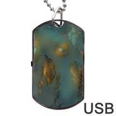 Broken Pieces Dog Tag Usb Flash (one Side) by digitaldivadesigns