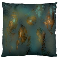 Broken Pieces Large Flano Cushion Cases (two Sides)  by digitaldivadesigns