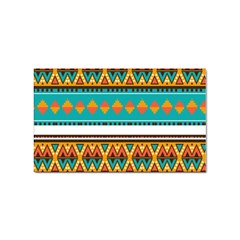 Tribal Design In Retro Colors Sticker Rectangular (10 Pack) by LalyLauraFLM