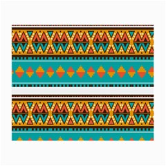 Tribal Design In Retro Colors Small Glasses Cloth