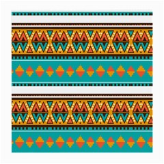 Tribal Design In Retro Colors Medium Glasses Cloth (2 Sides)