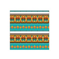 Tribal Design In Retro Colors Satin Bandana Scarf