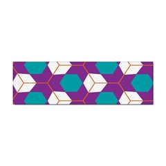 Cubes In Honeycomb Pattern Sticker (bumper) by LalyLauraFLM