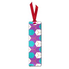 Cubes In Honeycomb Pattern Small Book Mark