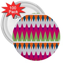 Chevron Pattern 3  Button (100 Pack)