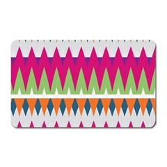 Chevron Pattern Magnet (rectangular)