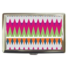 Chevron Pattern Cigarette Money Case by LalyLauraFLM