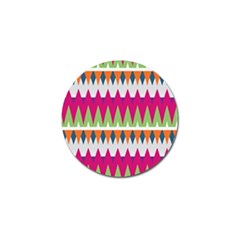 Chevron Pattern Golf Ball Marker by LalyLauraFLM