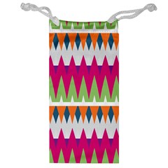 Chevron Pattern Jewelry Bag