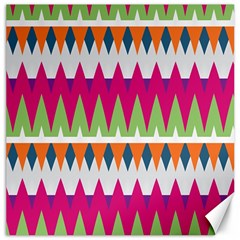 Chevron Pattern Canvas 20  X 20  by LalyLauraFLM