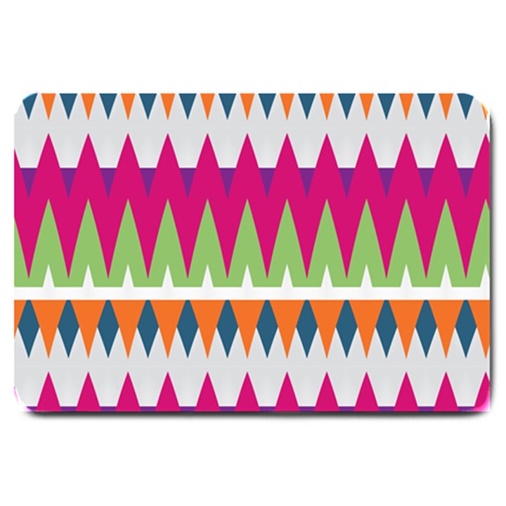 Chevron pattern Large Doormat