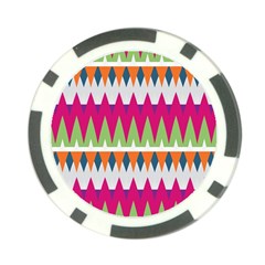 Chevron Pattern Poker Chip Card Guard by LalyLauraFLM