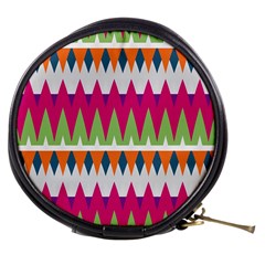 Chevron Pattern Mini Makeup Bag by LalyLauraFLM