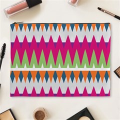 Chevron Pattern Cosmetic Bag (xl)