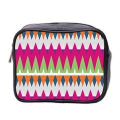 Chevron Pattern Mini Toiletries Bag (two Sides)