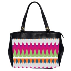 Chevron Pattern Oversize Office Handbag (2 Sides) by LalyLauraFLM