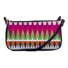 Chevron Pattern Shoulder Clutch Bag by LalyLauraFLM