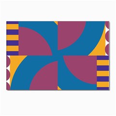 Blue Flower Postcards 5  X 7  (pkg Of 10)