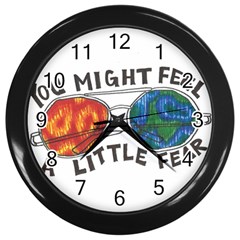 Little Fear Wall Clocks (black)