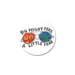 Little Fear Golf Ball Marker