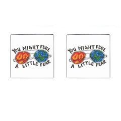 Little Fear Cufflinks (square)