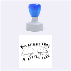 Little Fear Rubber Round Stamps (medium) by northerngardens