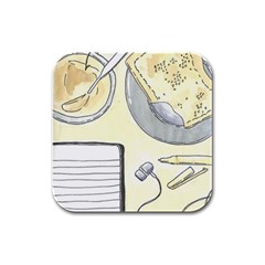 Tearespite Rubber Square Coaster (4 pack) 