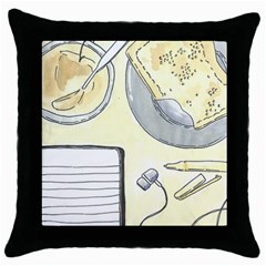 Tearespite Throw Pillow Cases (black)