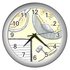 Tearespite Wall Clocks (silver) 