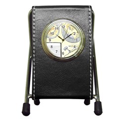 Tearespite Pen Holder Desk Clocks