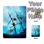 Awesome Ship Wreck With Dolphin And Light Effects Multi-purpose Cards (Rectangle)  Back 1