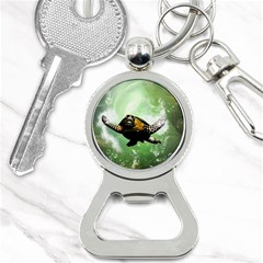 Wonderful Sea Turtle With Bubbles Bottle Opener Key Chains