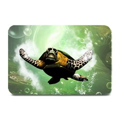 Wonderful Sea Turtle With Bubbles Plate Mats