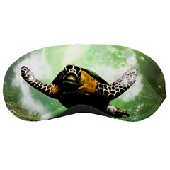 Wonderful Sea Turtle With Bubbles Sleeping Masks by FantasyWorld7