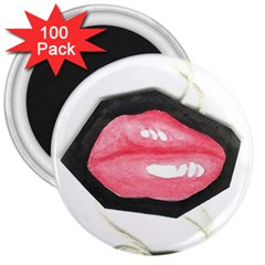 Troislips0002 3  Magnets (100 Pack)