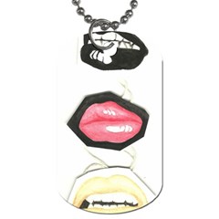 Troislips0002 Dog Tag (one Side)