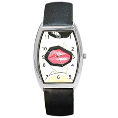 Troislips0002 Barrel Metal Watches