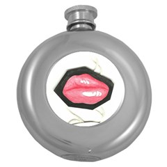 Troislips0002 Round Hip Flask (5 Oz)