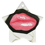 Troislips0002 Star Ornament (Two Sides)  Front