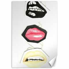 Troislips0002 Canvas 12  X 18  