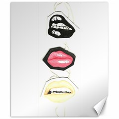 Troislips0002 Canvas 20  X 24  