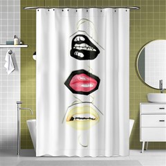 Troislips0002 Shower Curtain 48  X 72  (small) 