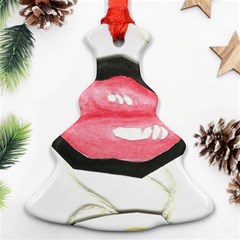 Troislips0002 Christmas Tree Ornament (2 Sides)