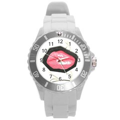 Troislips0002 Round Plastic Sport Watch (l)