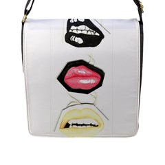 Troislips0002 Flap Messenger Bag (l) 